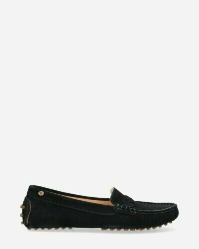 Moccassin suede navy