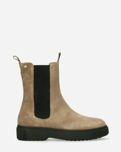 Chelsea boot suede taupe