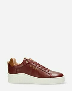 Sneaker smooth leather bordeaux