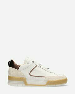 Sneaker revin leather-mix white/rose