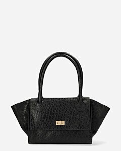 Handbag Croco Black
